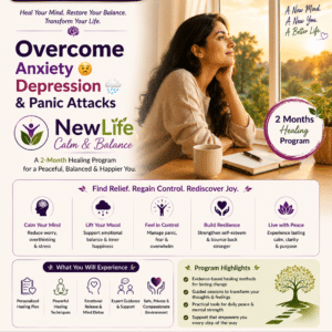 NewLife Calm & Balance 2-Month Anxiety, Depression & Panic Recovery Program